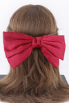 Bow Tie Cheetah Print Fashion Head Band Head Accessories Light Brown - Pack of 6