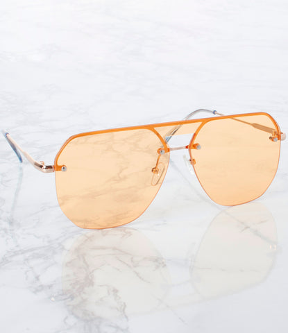 Single Color Sunglasses - M20272AP-BLACK - Pack of 6 - $4.5/piece