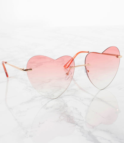 Single Color Sunglasses - SH21304AP/MC-BLACK - Pack of 6 - $4.50/piece