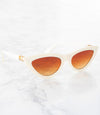 Single Color Sunglasses - SH21304AP/MC-BLACK - Pack of 6 - $4.50/piece