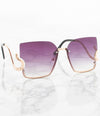 Single Color Sunglasses - RS21395AP-COCOA - Pack of 6 - $3.25/piece