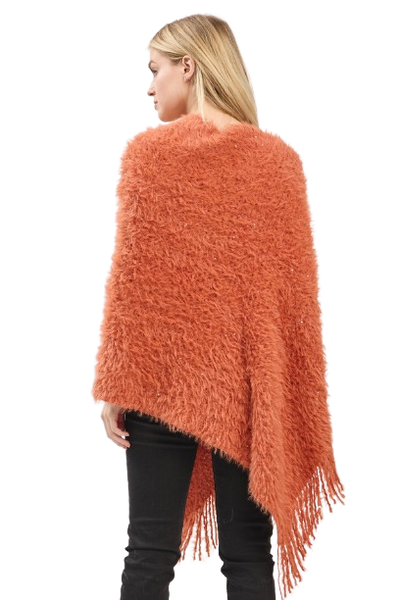 POLYPLOID【PONCHO TYPE-C】 XCVI Osiris Asymmetrical Knit Sweater Poncho