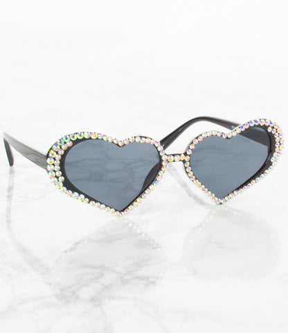 Single Color Sunglasses - KB-S1601R-BLACK - Pack of 6 - $3.00/piece