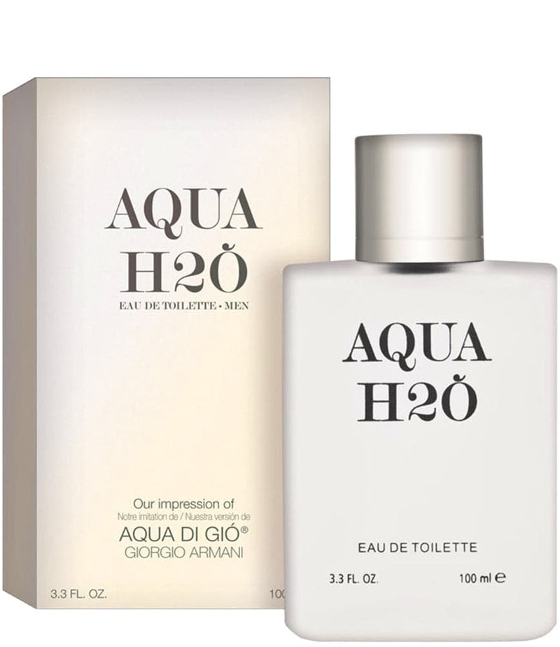 Bottle of Aqua H2O Fragrance.
