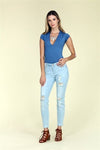 American Blue Distressed Skinny Denim Jeans - Pack of 12