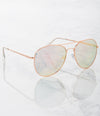 Aviator Sunglasses - M1510RRV/PINK- Pack of 12 ($48 per Dozen)