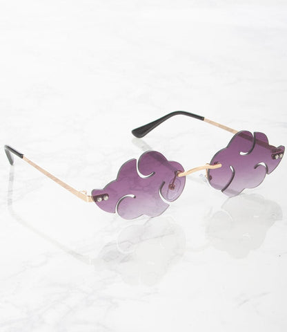 Single Color Sunglasses - M1630CP-BLUE - Pack of 6 - $3.50/piece