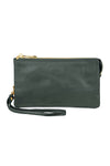 Leather Wallet with Detachable Wristlet Dark Green - Pack of 6