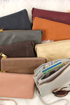 Leather Wallet with Detachable Wristlet Gray - Pack of 6