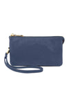 Leather Wallet with Detachable Wristlet Navy - Pack of 6