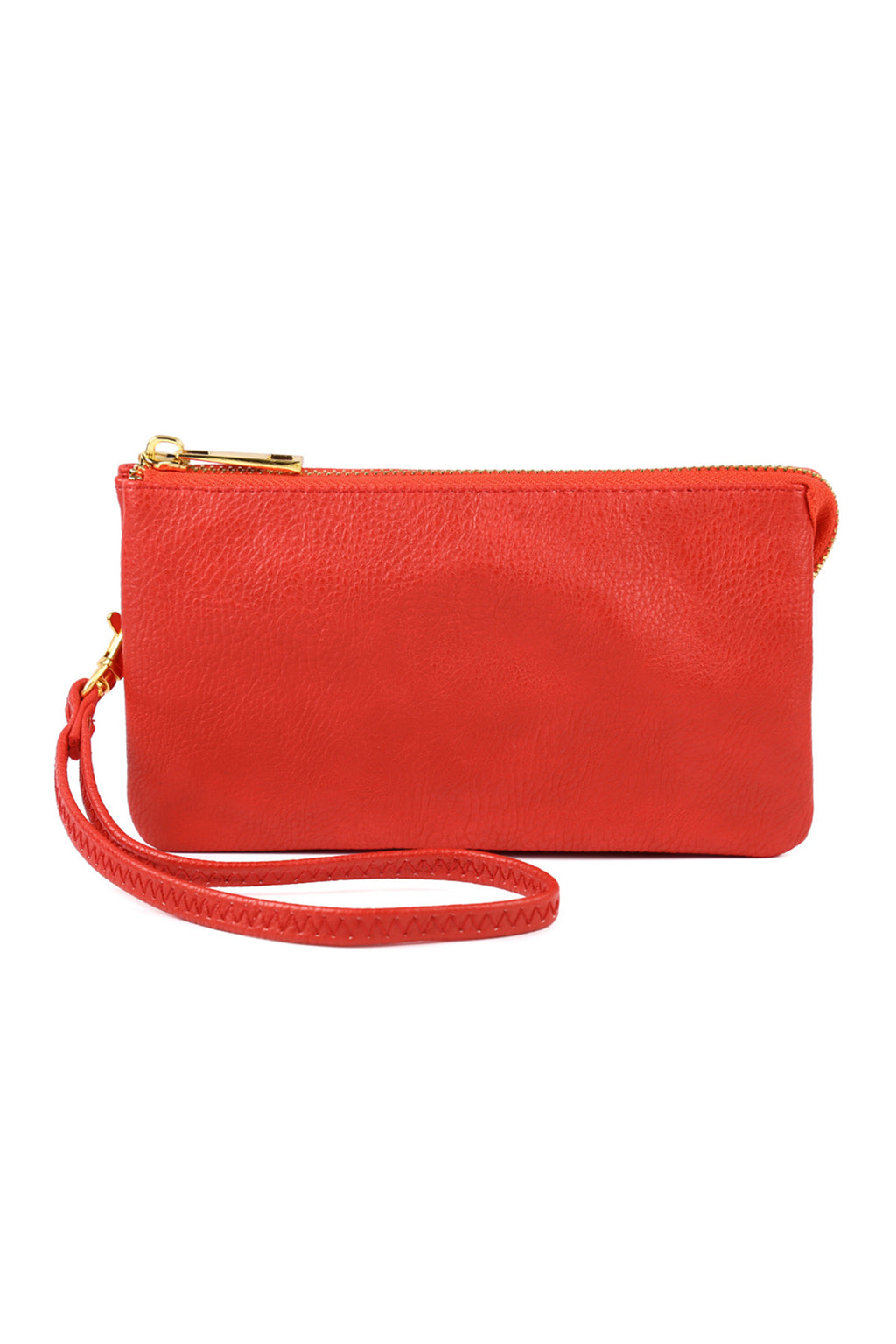Leather Wallet with Detachable Wristlet Red - Pack of 6