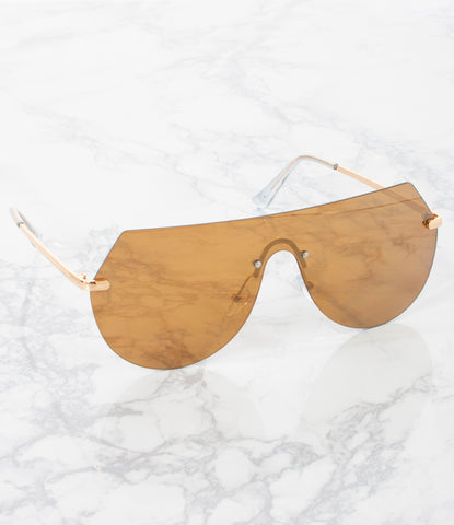 Single Color Sunglasses - 460468-GOLD - Pack of 6 - $2.00/piece