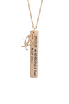 Light Blue Tassel Pendant Necklace - Pack of 6