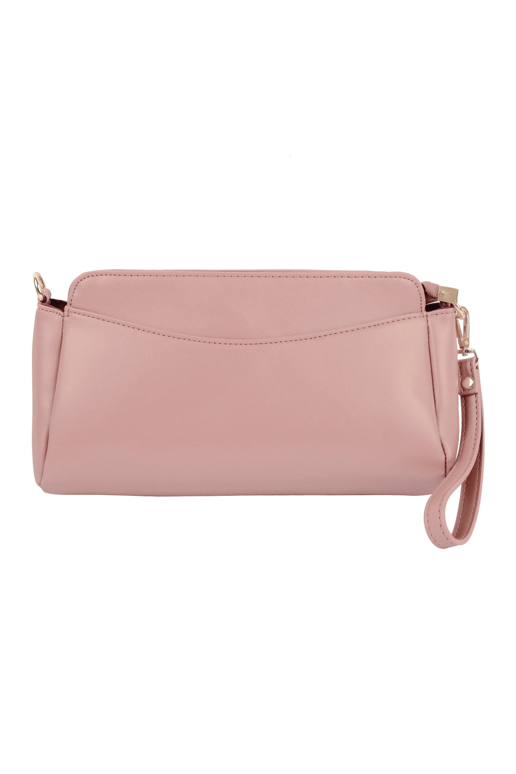 Convertible Leather Crossbody/Pouch Bag Off Pink - Pack of 6