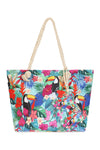 Fall Breez and Autumn Leaves Print Tote Bag - Pack of 6