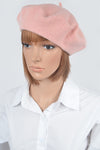 Chain Rib Knit Pattern Beanie Pink - Pack of 6