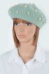 Two Patterns Line Roll Up Sun Visor Hat Taupe - Pack of 6