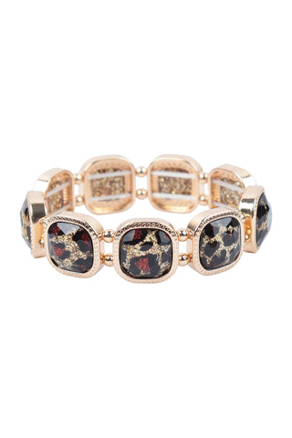 Black Butterfly, Pearl Classy Stackable Bracelet - Pack of 6
