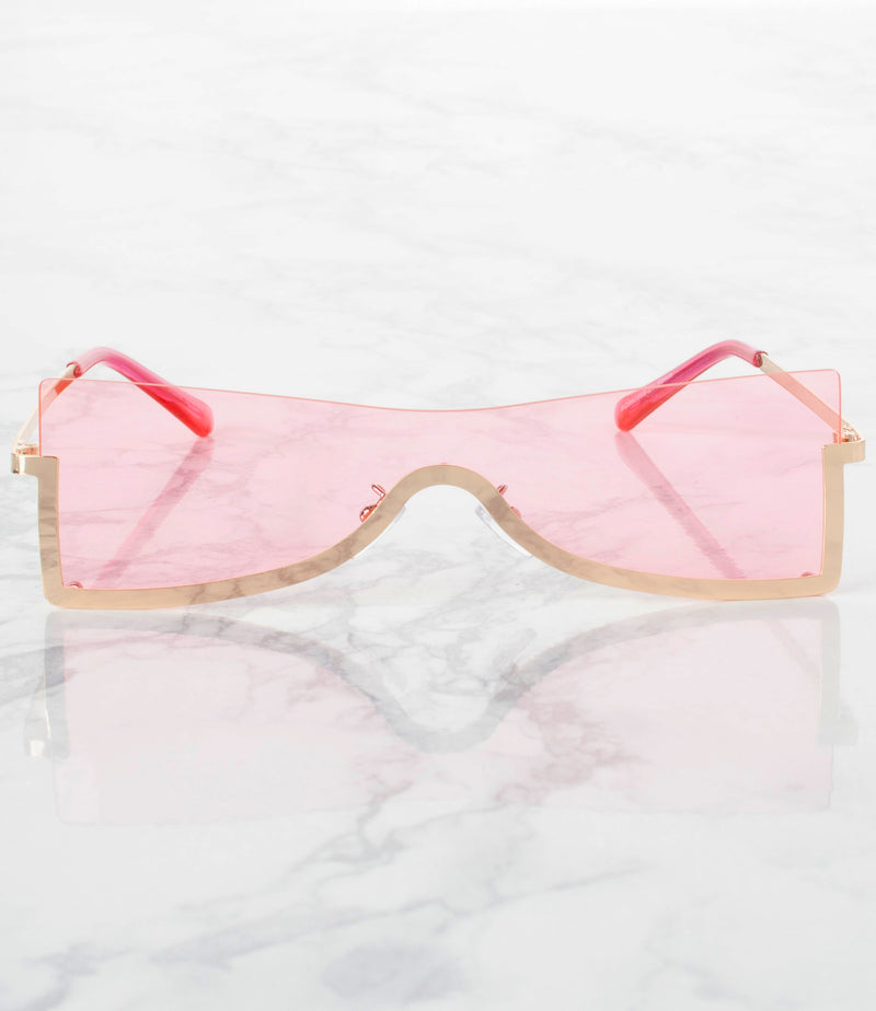 Single Color Sunglasses - BQ990895-C1-PINK - Pack of 6 - $3.50/piece