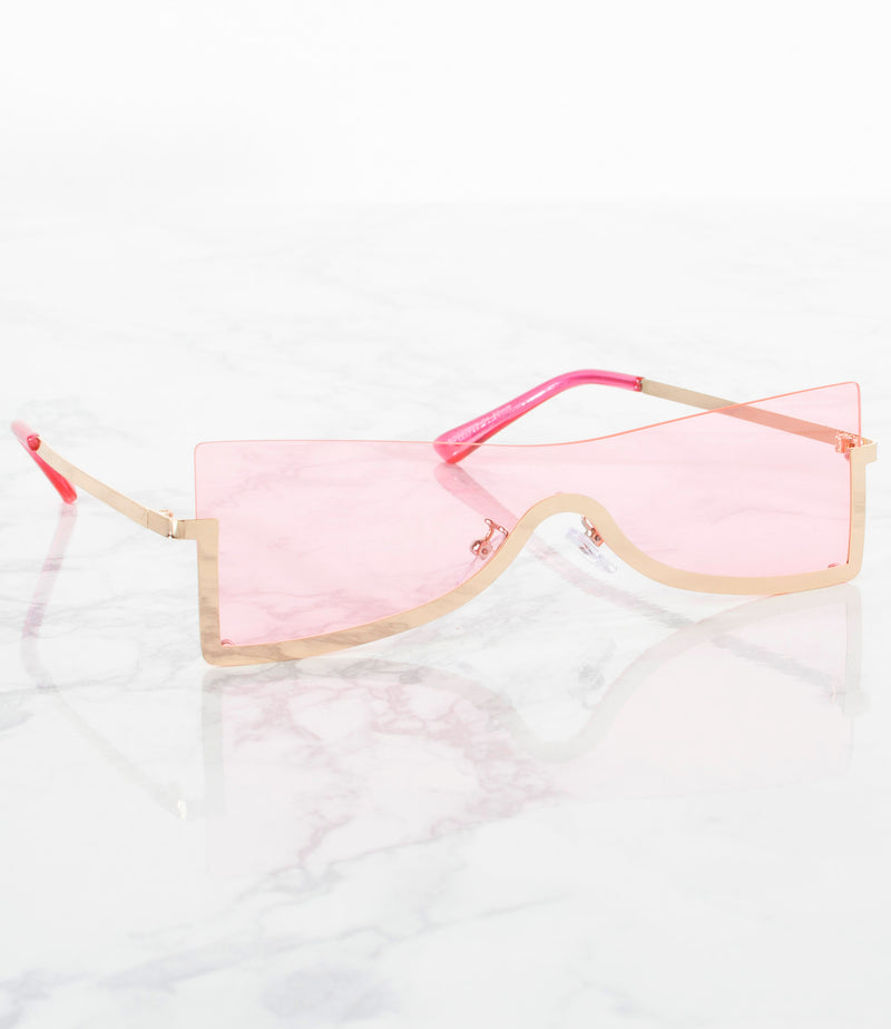 Single Color Sunglasses - BQ990895-C1-PINK - Pack of 6 - $3.50/piece