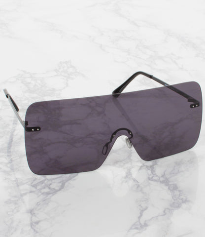 Single Color Sunglasses - BQ990895-C1-BLACK - Pack of 6 - $3.50/piece