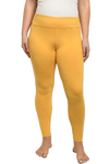 Mustard Plus Size Leggings Yoga Pants - Pack of 6