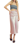 Blush Waist Detail Satin Skirt - Pack of 6