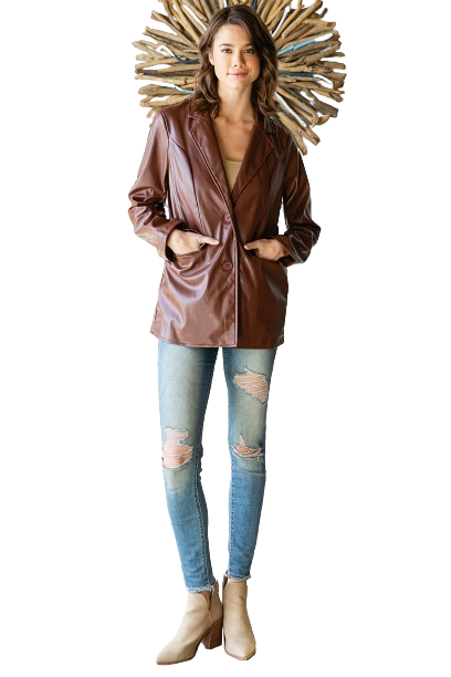 Chocolate Leather Jacket - Pack of 6