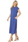 Marsala Long Sleeve Mock Neck Pocket Dress - Pack of 6