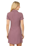 Lilac Collared Button Down Mini Dress - Pack of 5