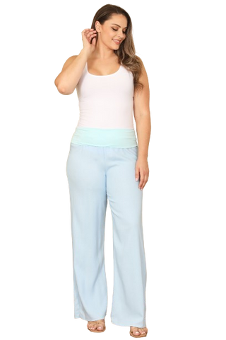Ivory Plus Size Solid Long Pants - Pack of 6