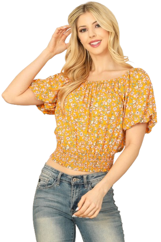 Blue Short Sleeve Hanging Blouse Solid Top - Pack of 5