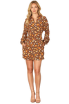 Black Honey Long Sleeve Button Down Floral Mini Dress - Pack of 5
