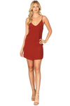 Brick Spaghetti Strap V Neck Mini Dress - Pack of 5