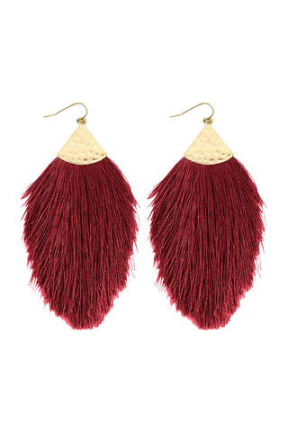 Pink Pinched Teardrop Hook Drop Earrings - Pack of 6