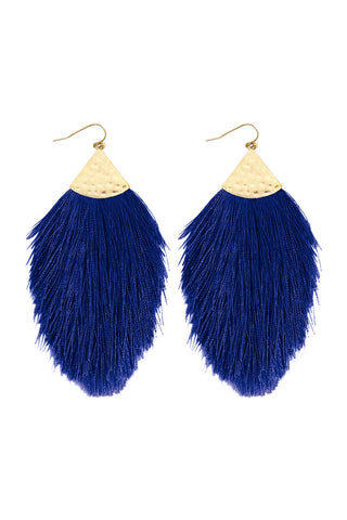 Western Boots Seed Bead Drop Earrings Red Blue - Pack of 6