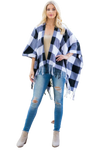Solid Long Sleeve Side Pocket Open Front Cardigan Rust - Pack of 6