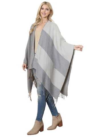 Solid Long Sleeve Side Pocket Open Front Cardigan Rust - Pack of 6