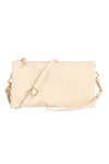 Stripe Detail Frayed Straw Bag with Zipper Closure, Inner Pocket Beige - Pack of 6