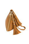Pyramid Shape Leather Wristlet Bag Camel - Pack of 6