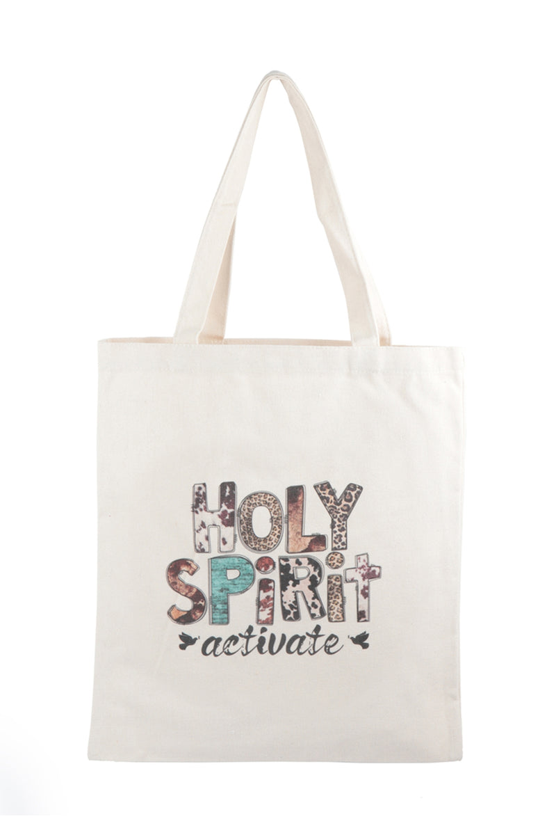 Holy Spirit Print Tote Bag - Pack of 6