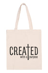 Merry and Bright Christmas Minimalist Print Tote Bag - Pack of 6