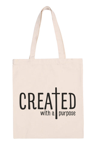 The Bible is our Compass Print Tote Bag - Pack of 6
