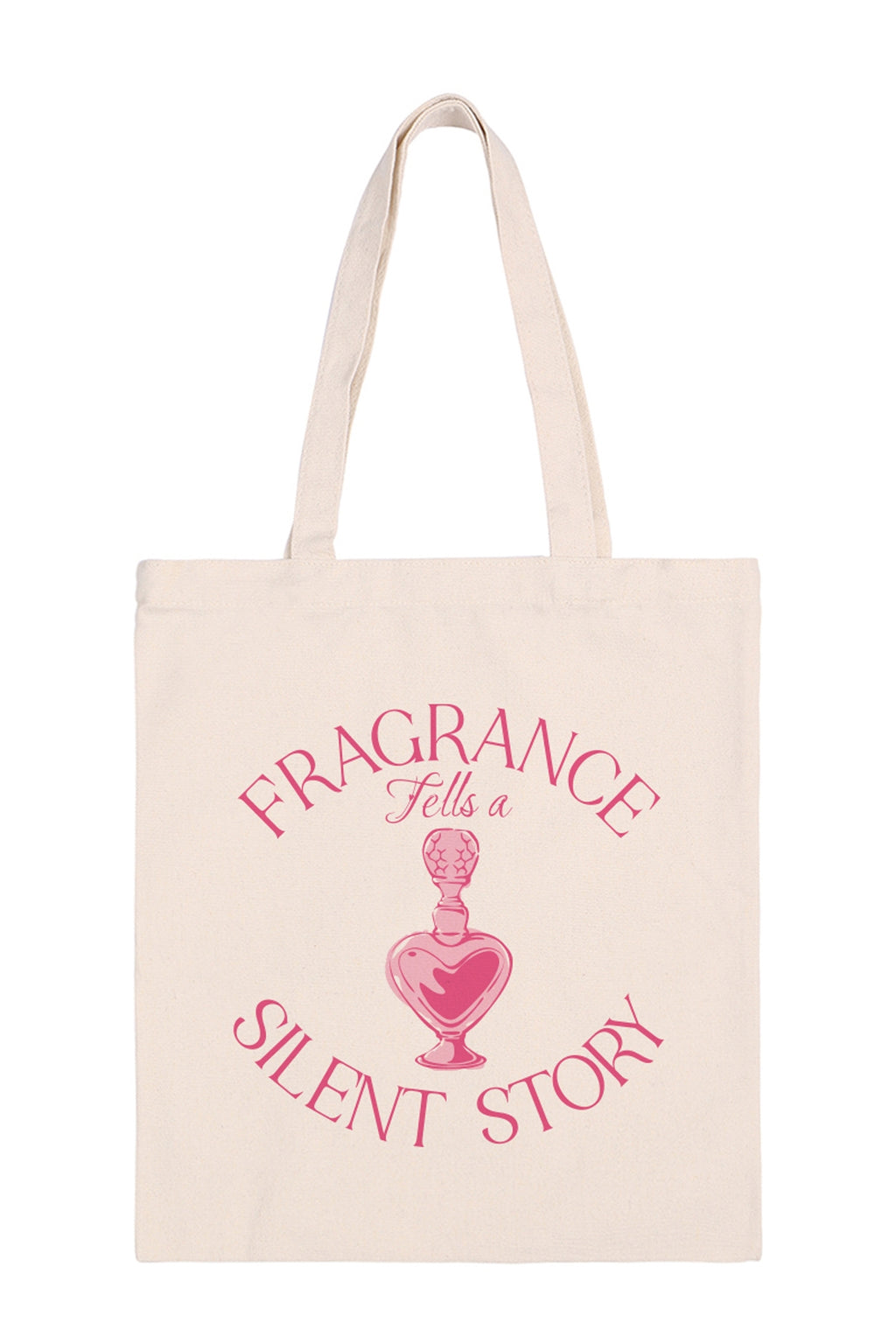 Fragrance Tells a Silent Story MInimalist Fashion Tote Bag - Pack of 6