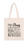 Big Dreams Start with Small Steps Minimalist Fashion Tote Bag - Pack of 6