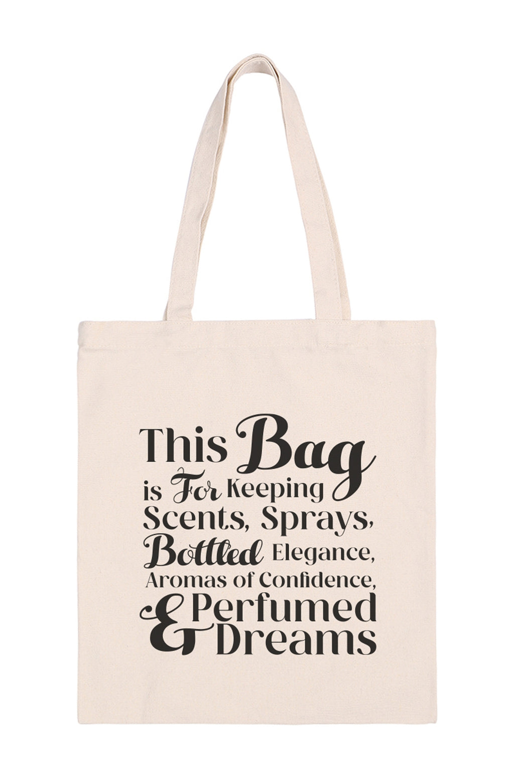 This Bag is for Keeping Minimalist Fashion Tote Bag - Pack of 6