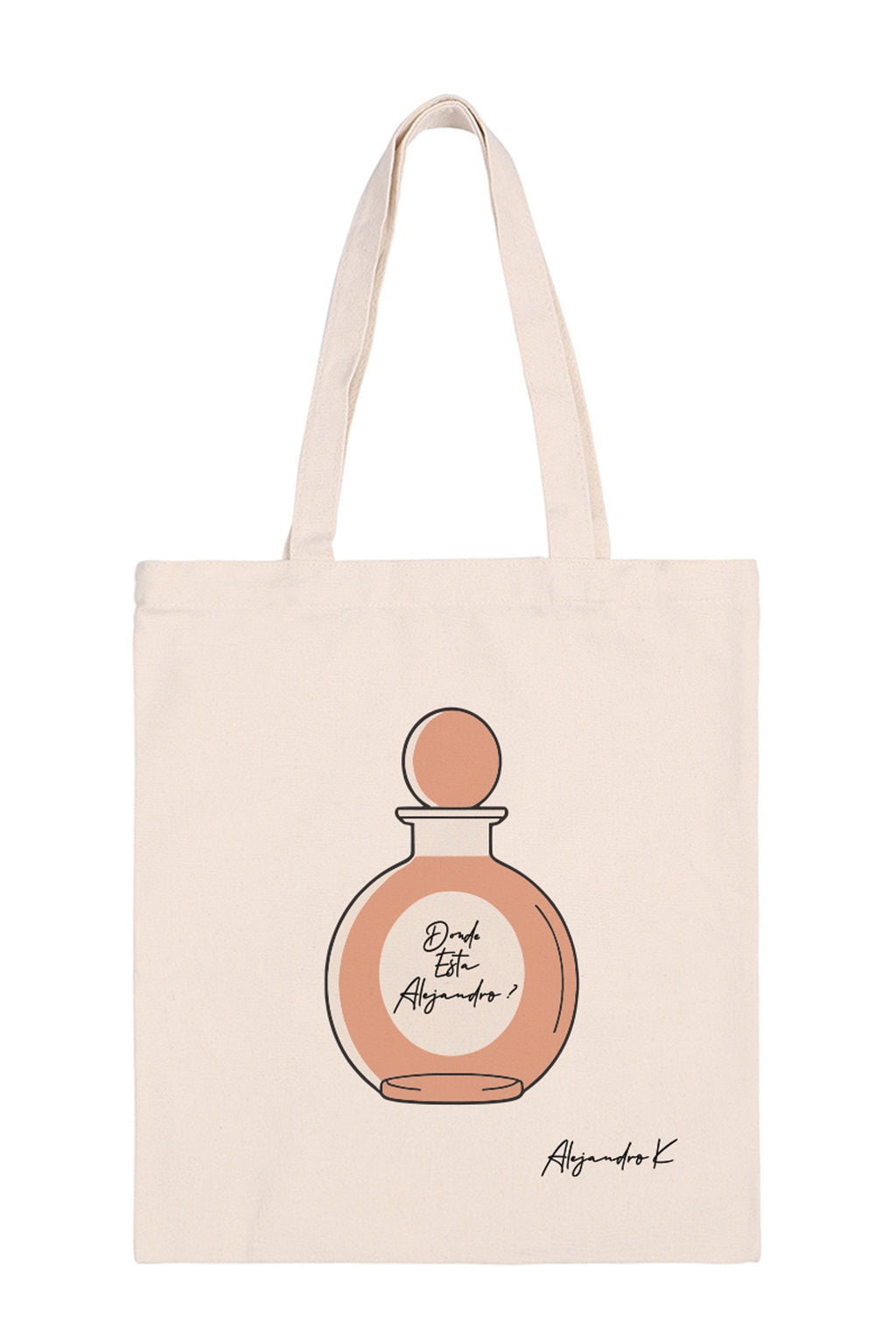 Donde Esta Alejandro Minimalist Fashion Tote Bag - Pack of 6