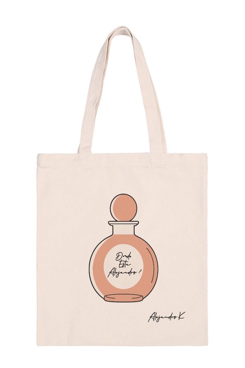 Donde Esta Alejandro Minimalist Fashion Tote Bag - Pack of 6
