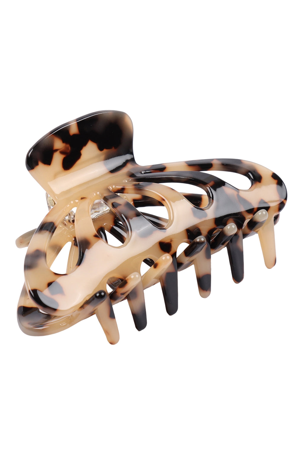 Hair Claw Clip Leopard - Pack of 6