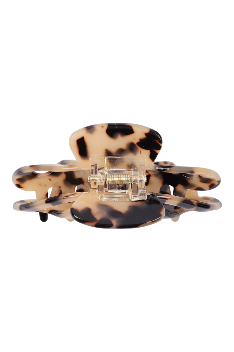 Hair Claw Clip Leopard - Pack of 6